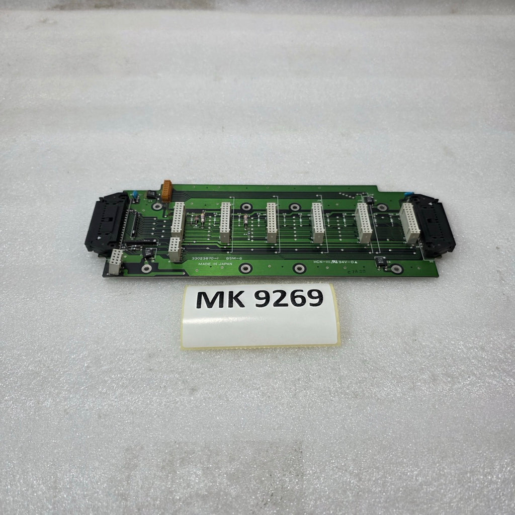 HITACHI BSM-6 BACKPLANE PCB BOARD 33023870-1 | INDUSTRIAL PLC SLOT RACK INTERFAC