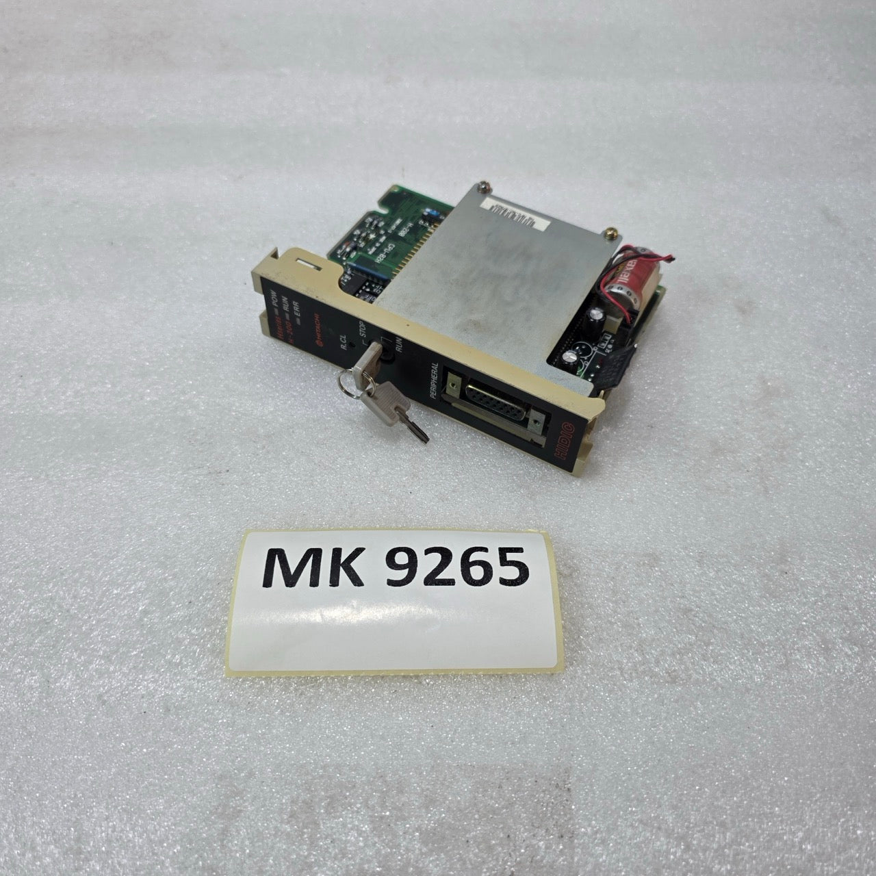 HITACHI H-SERIES H-200 PLC CPU MODULE CPU-02H | 33021457-3 | INDUSTRIAL CONTROL