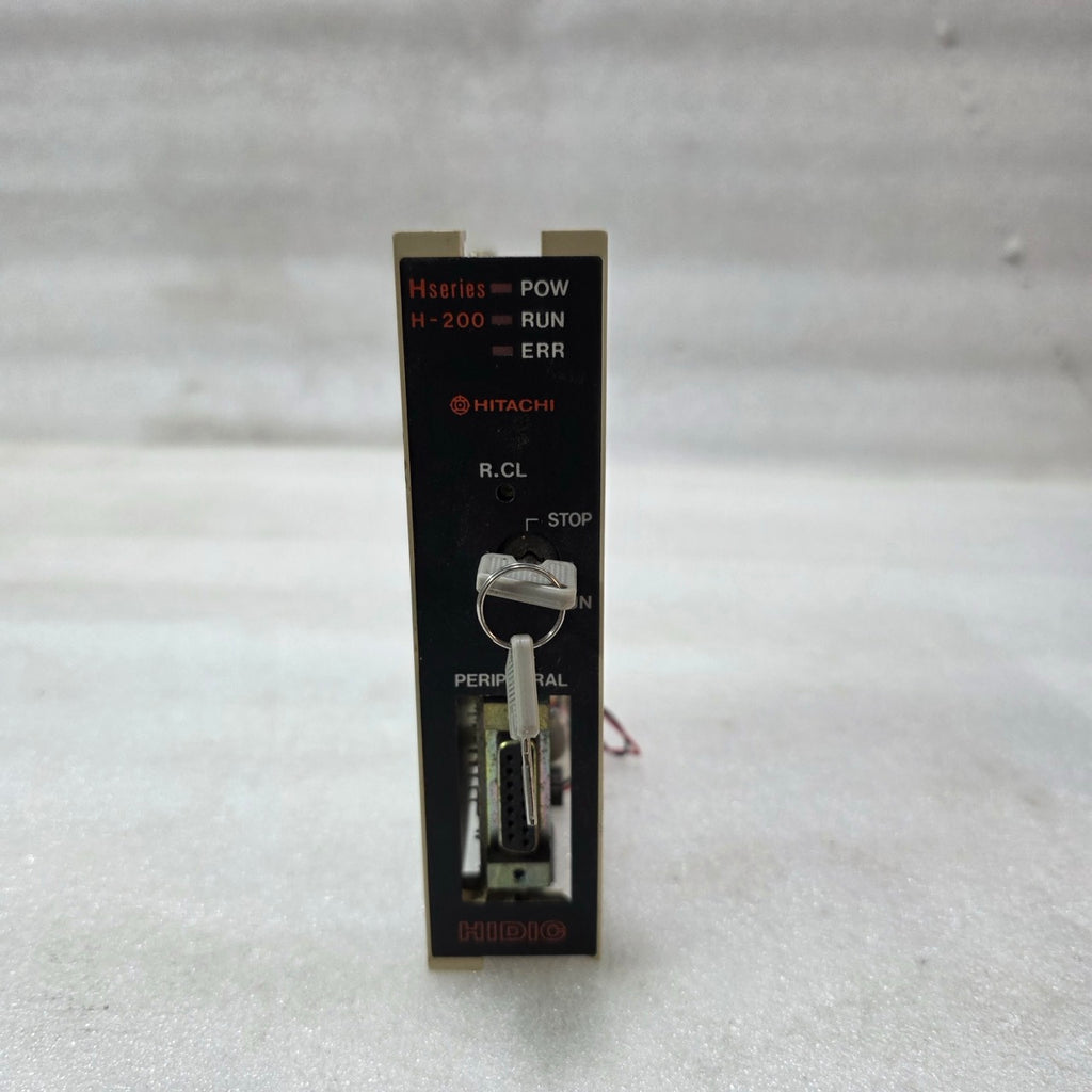 HITACHI H-SERIES H-200 PLC CPU MODULE CPU-02H | 33021457-3 | INDUSTRIAL CONTROL