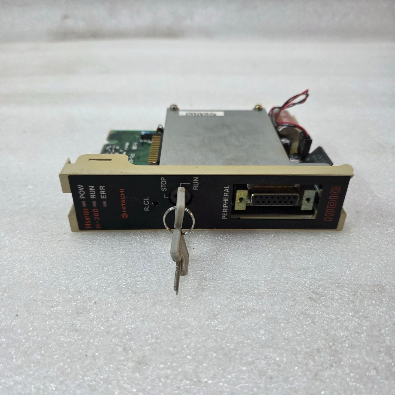 HITACHI H-SERIES H-200 PLC CPU MODULE CPU-02H | 33021457-3 | INDUSTRIAL CONTROL
