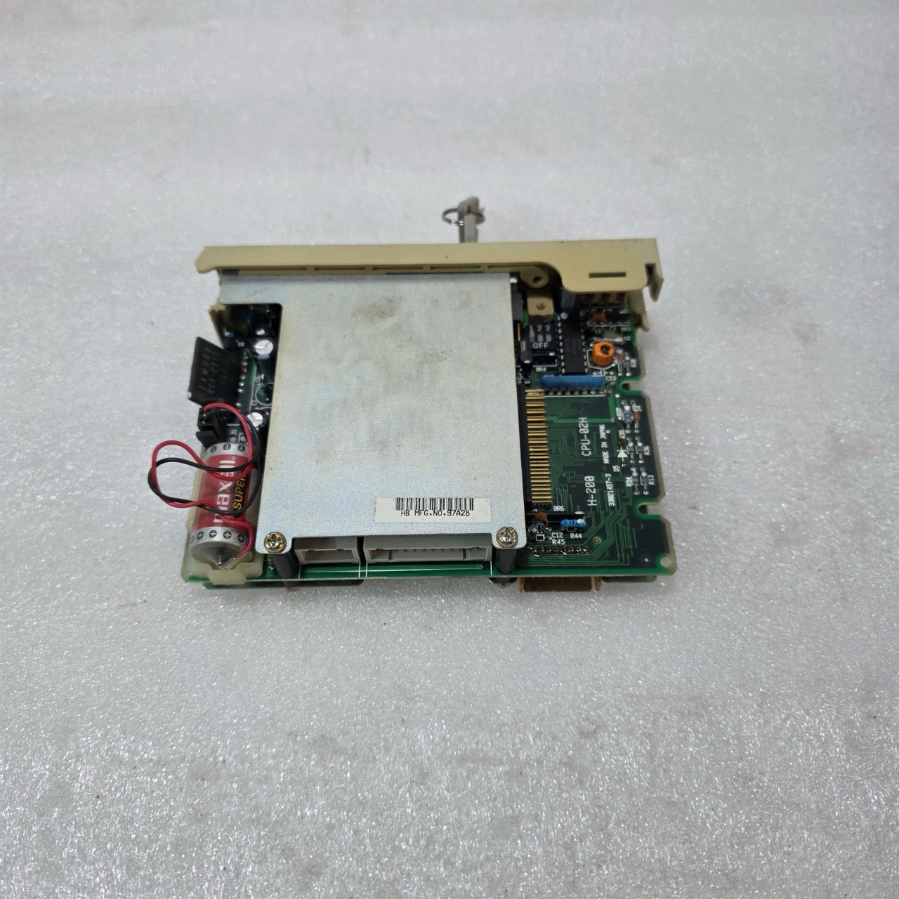 HITACHI H-SERIES H-200 PLC CPU MODULE CPU-02H | 33021457-3 | INDUSTRIAL CONTROL