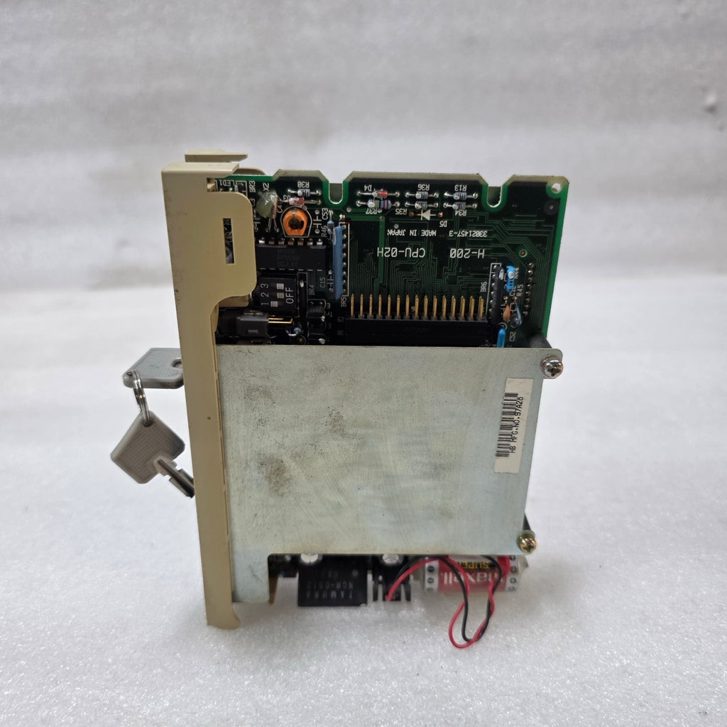 HITACHI H-SERIES H-200 PLC CPU MODULE CPU-02H | 33021457-3 | INDUSTRIAL CONTROL