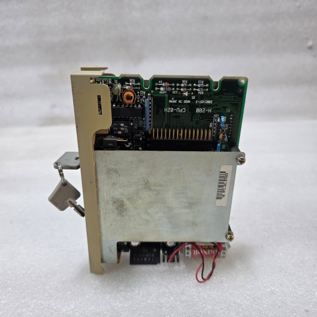 HITACHI H-SERIES H-200 PLC CPU MODULE CPU-02H | 33021457-3 | INDUSTRIAL CONTROL