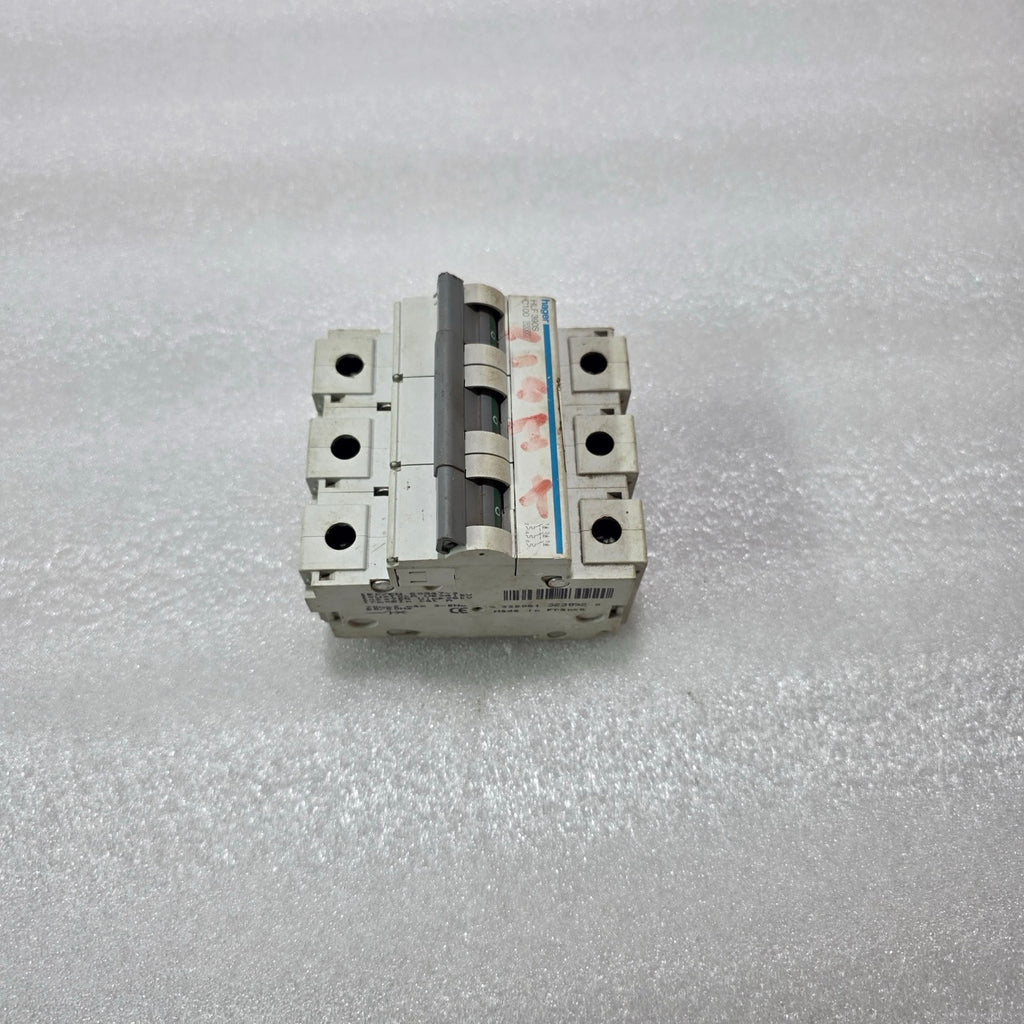 HAGER HLF390S C100 3P 100A CURVE C 400V 10KA MCB MINIATURE CIRCUIT BREAKER