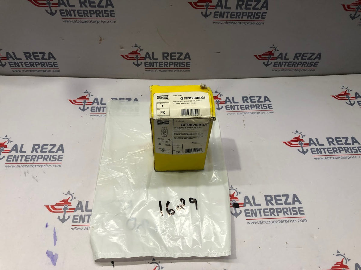 HUBBELL GFR8200SGI GFCI TEMPER RESISTANT IVORY 15A/125V