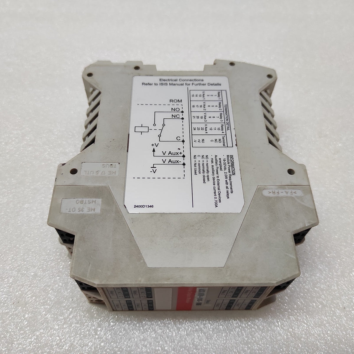 HONEYWELL ISIS-V-1040 RELAY OUTPUT MODULE 2400B1040