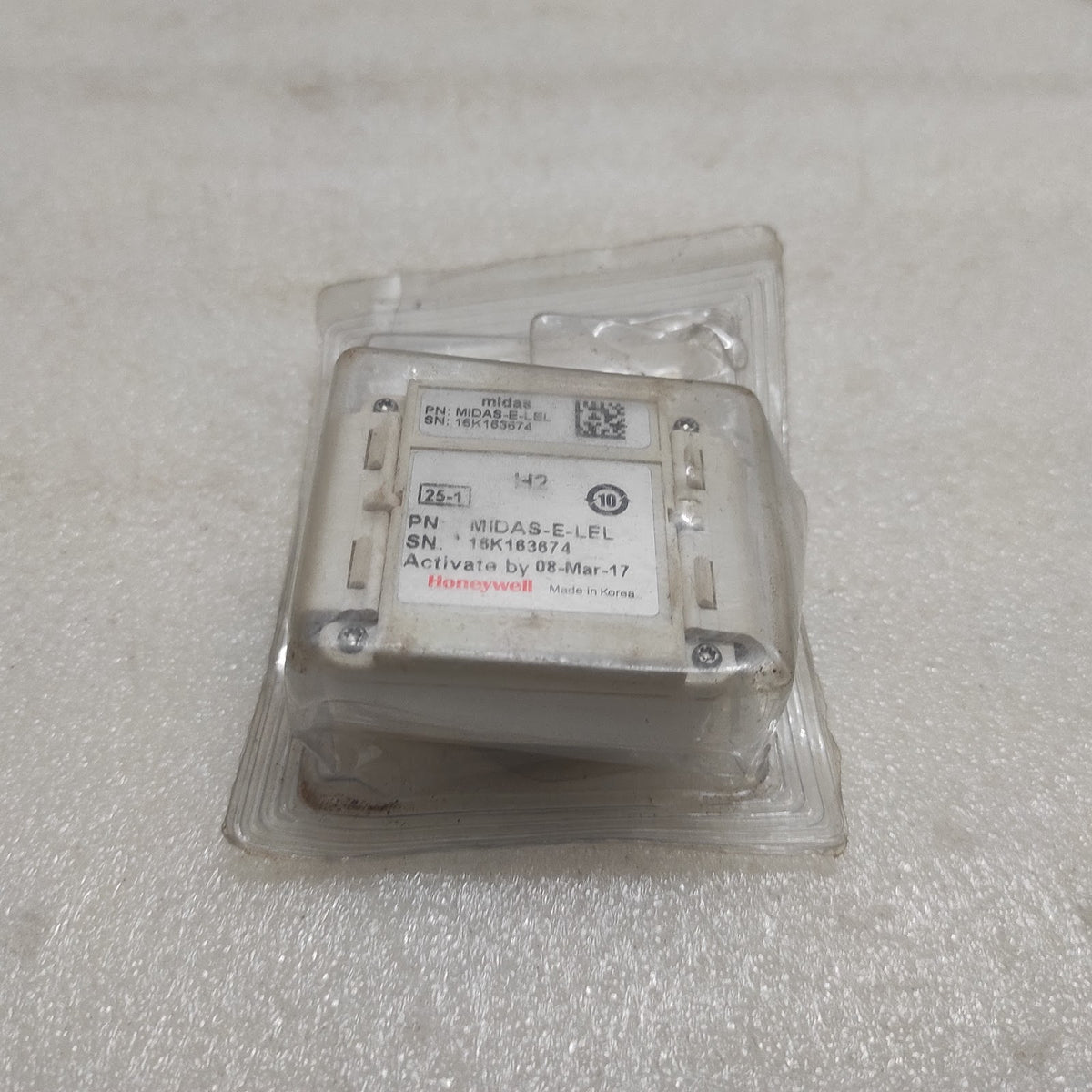 HONEYWELL MIDAS-E-LEL SENSOR CARTRIDGE OUT OF DATE