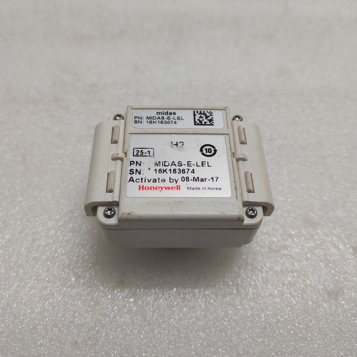 HONEYWELL MIDAS-E-LEL SENSOR CARTRIDGE OUT OF DATE
