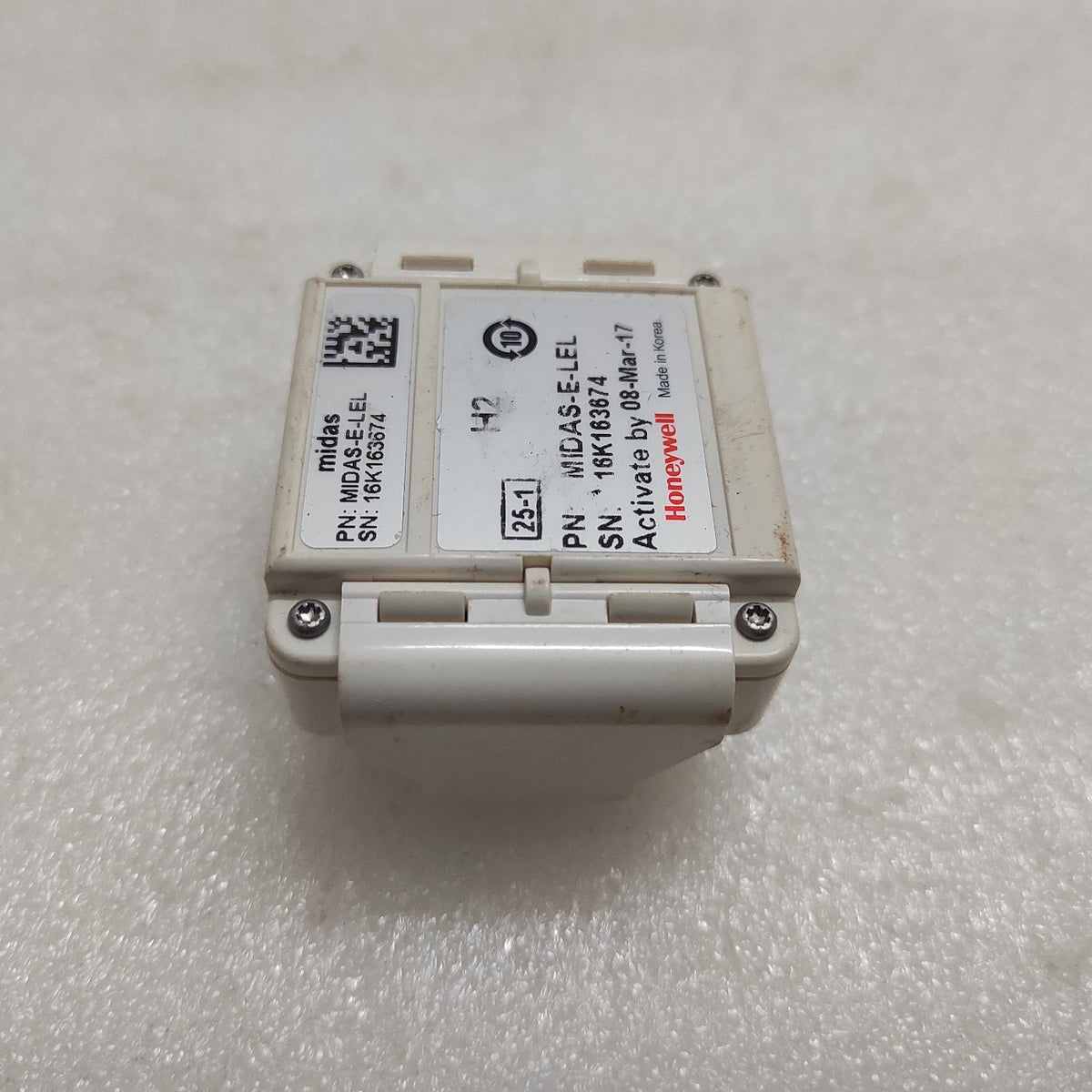 HONEYWELL MIDAS-E-LEL SENSOR CARTRIDGE OUT OF DATE