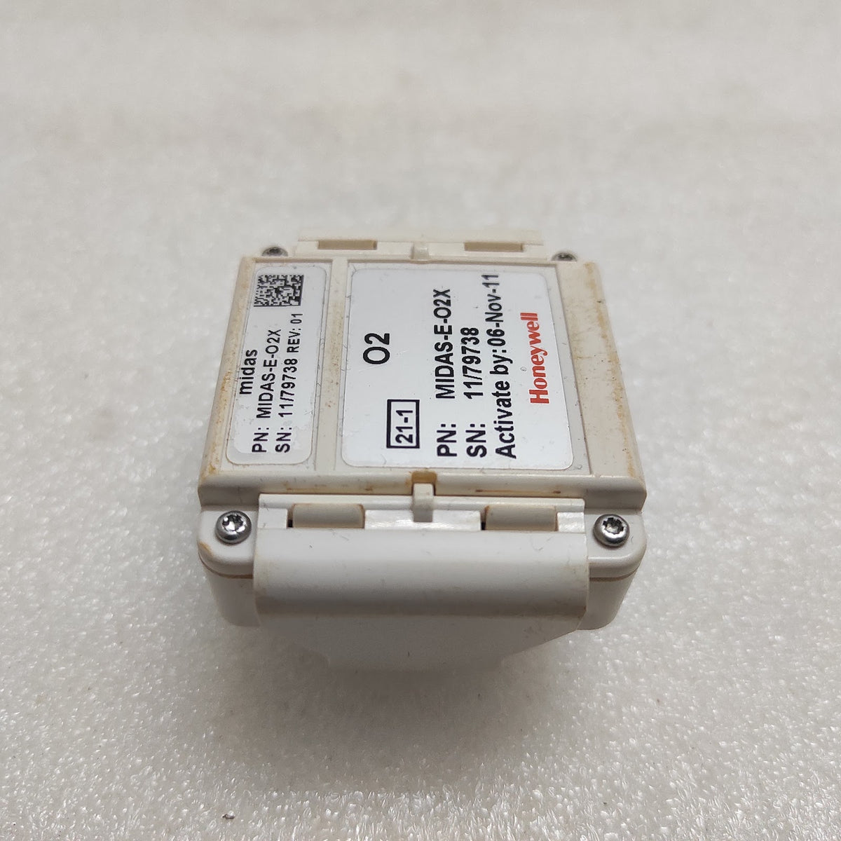 HONEYWELL MIDAS-E-O2X OXYGEN SENSOR CARTRIDGE OUT OF DATE