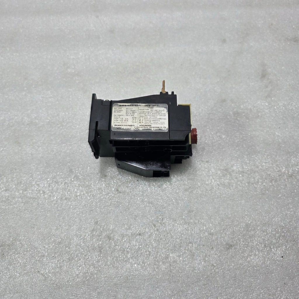HYUNDAI HOR 1K 1.2 THERMAL OVERLOAD RELAY 3 POLE 0.8-1.2A (FLC DIAL)