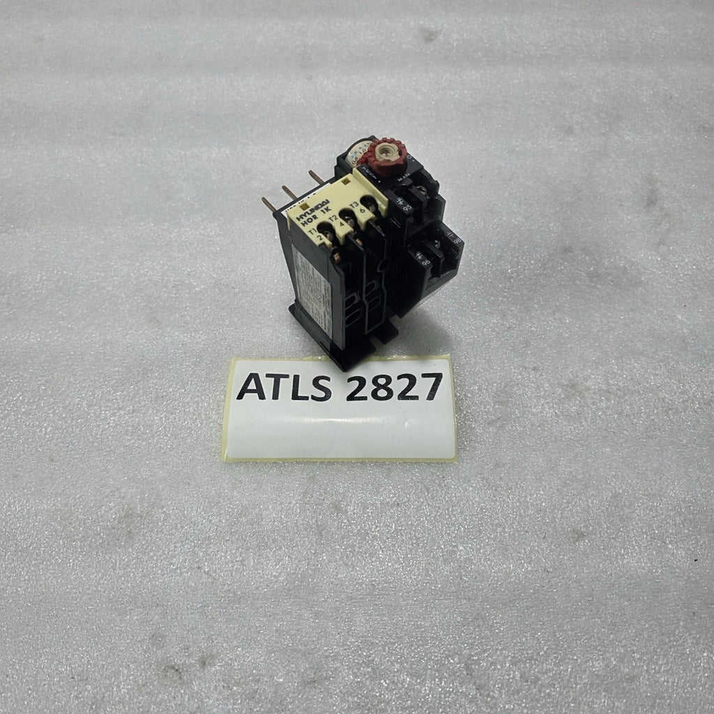 HYUNDAI HOR 1K 1.2 THERMAL OVERLOAD RELAY 3 POLE 0.8-1.2A (FLC DIAL)