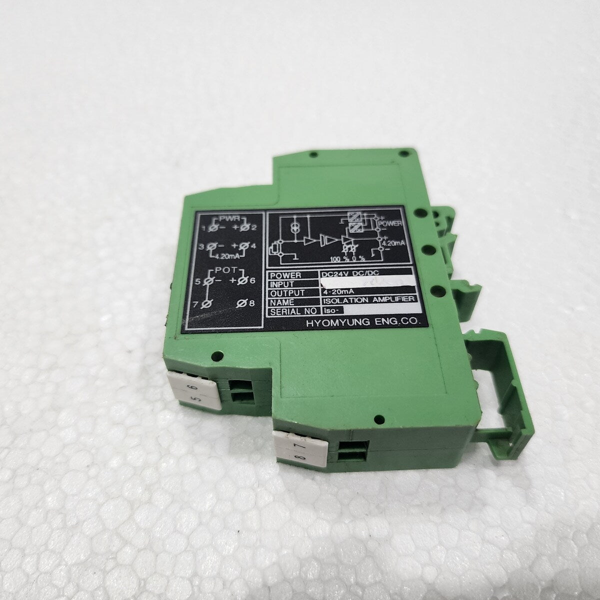 HYOMYUNG ENG CO ISOLATION AMPLIFIER 4-20mA DC24V