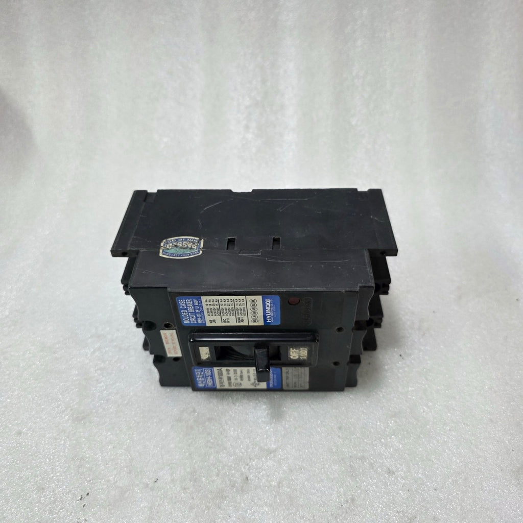 HYUNDAI HBH-103 MOLDED CASE CIRCUIT BREAKER 3P 100A 660V MCCB 18KA