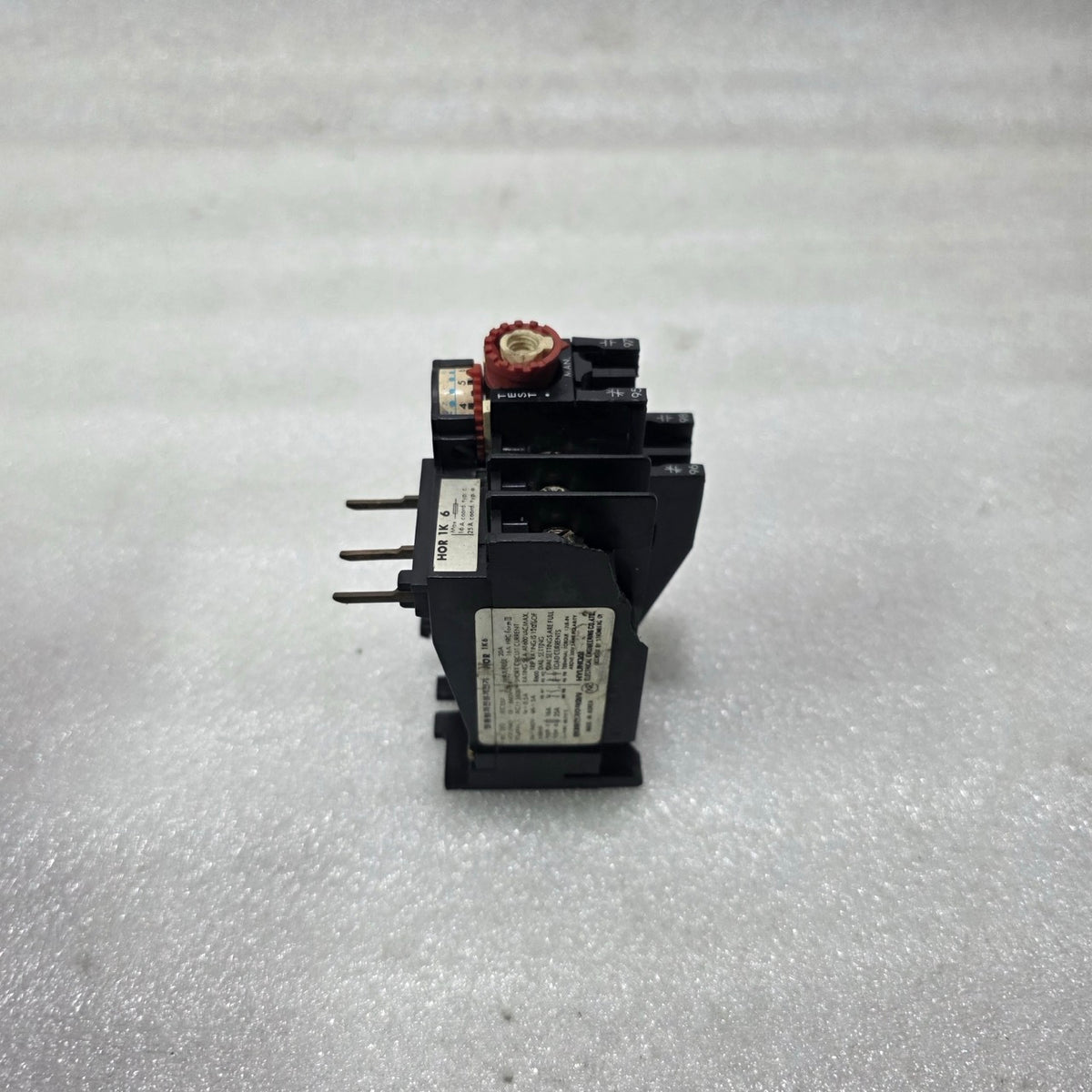 HYUNDAI HOR 1K 6 / HOR 1K6 THERMAL OVERLOAD RELAY 4A – 6A 1NO+1NC Up to 660V AC
