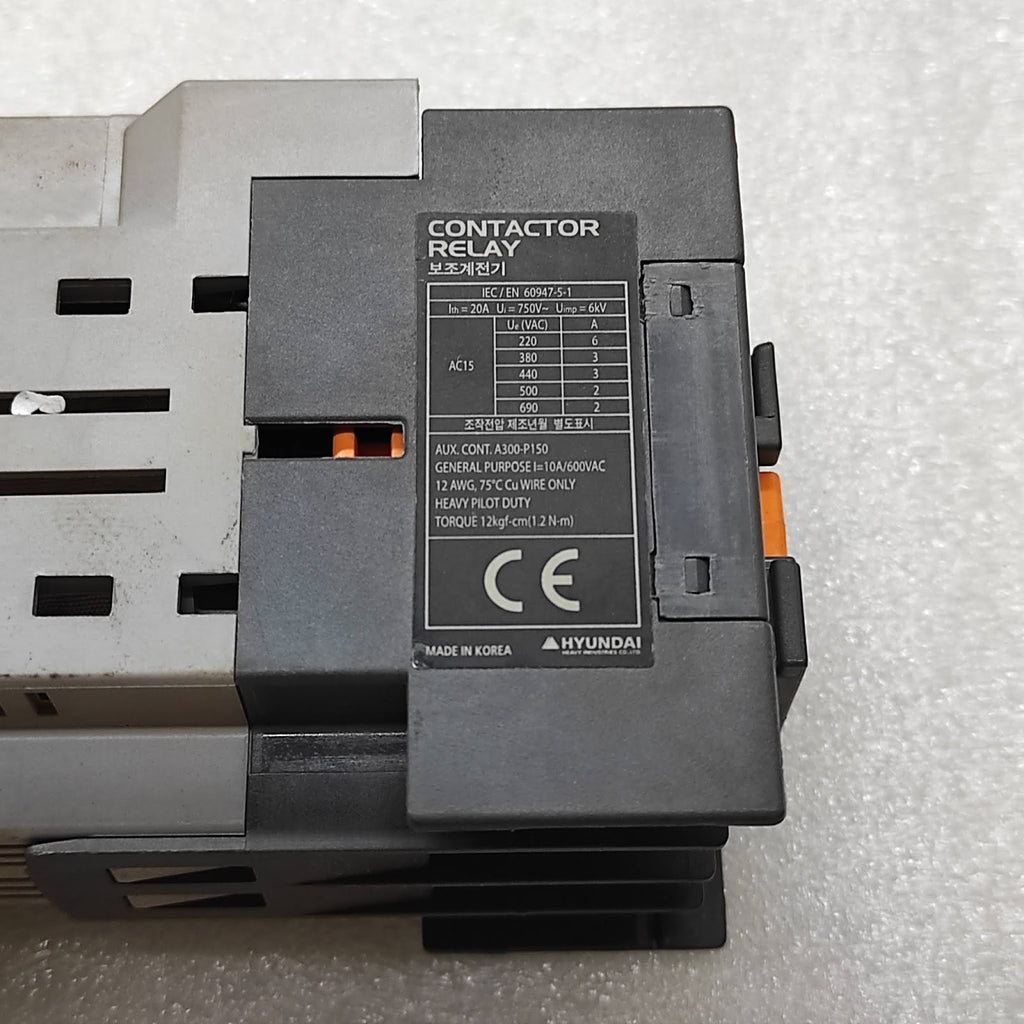 HYUNDAI UMT31 CONTACTOR RELAY 24V DC