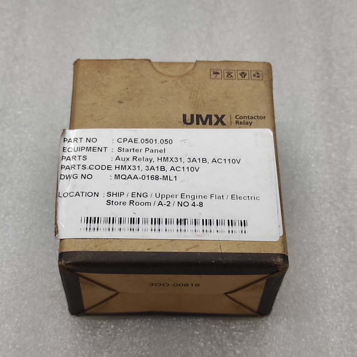 HYUNDAI UMX 31 CONTACTOR RELAY COIL VOLTAGE 100-110V