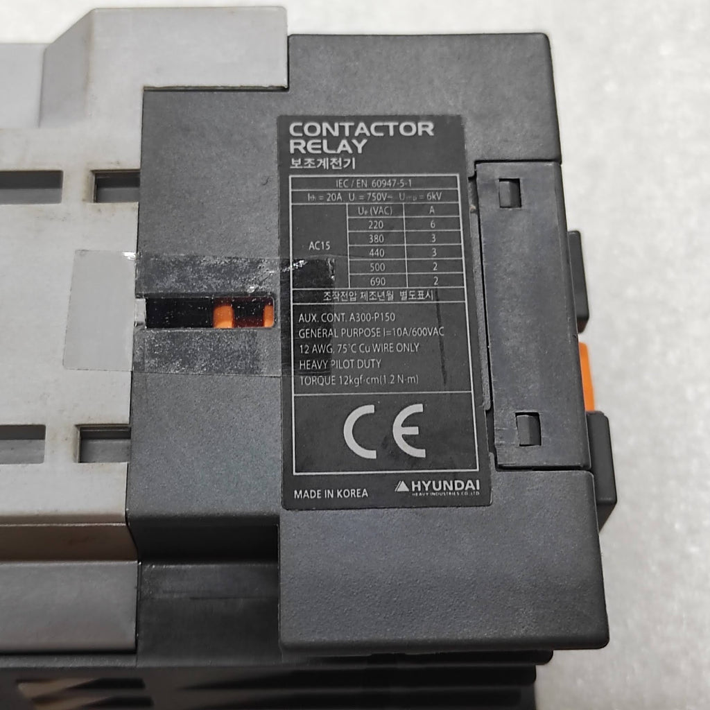 HYUNDAI UMX 31 CONTACTOR RELAY COIL VOLTAGE 100-110V