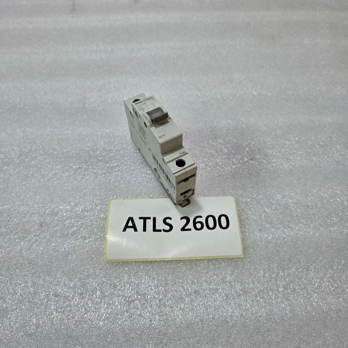 HAGER Y1106 6A 1-POLE TYPE C MCB 6KA APTIS SERIES DIN RAIL MINIATURE CIRCUIT BRE