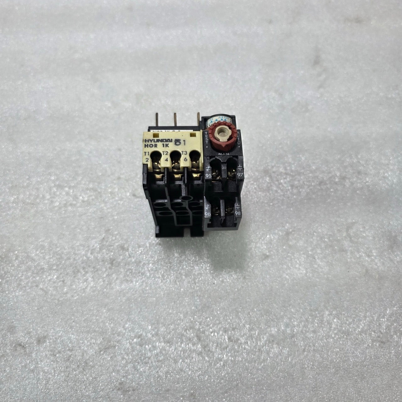 HYUNDAI HOR 1K 0.5 / HOR 1K0.5 THERMAL OVERLOAD RELAY 0.34A – 0.5A 1NO+1NC