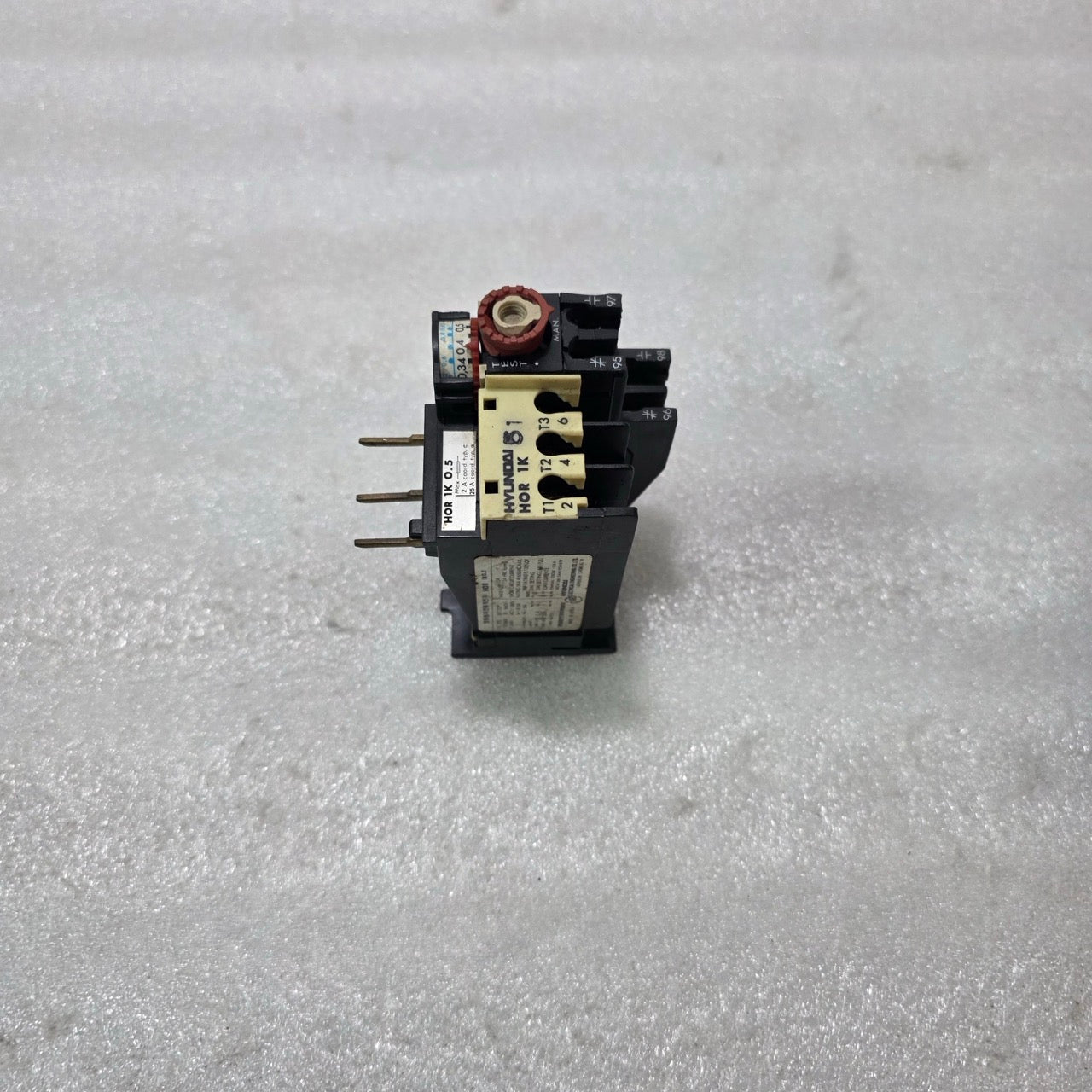 HYUNDAI HOR 1K 0.5 / HOR 1K0.5 THERMAL OVERLOAD RELAY 0.34A – 0.5A 1NO+1NC