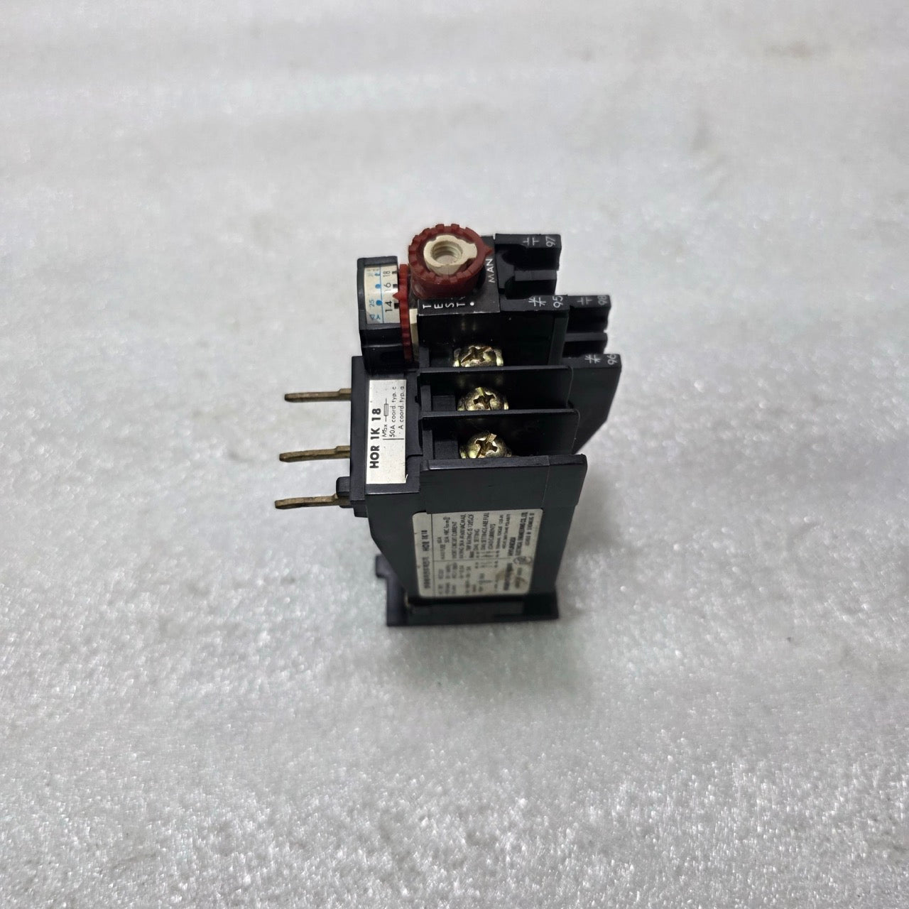 HYUNDAI HOR 1K 18 / HOR 1K18 THERMAL OVERLOAD RELAY 9A – 18A 1NO+1NC Up to 660V