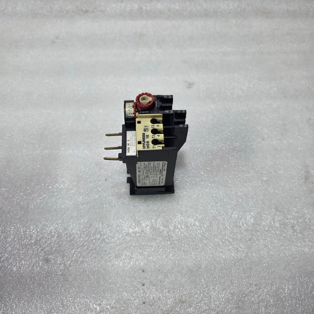 HYUNDAI HOR 1K 3 / HOR 1K3 THERMAL OVERLOAD RELAY 0.5A – 3A 1NO+1NC Up to 660V
