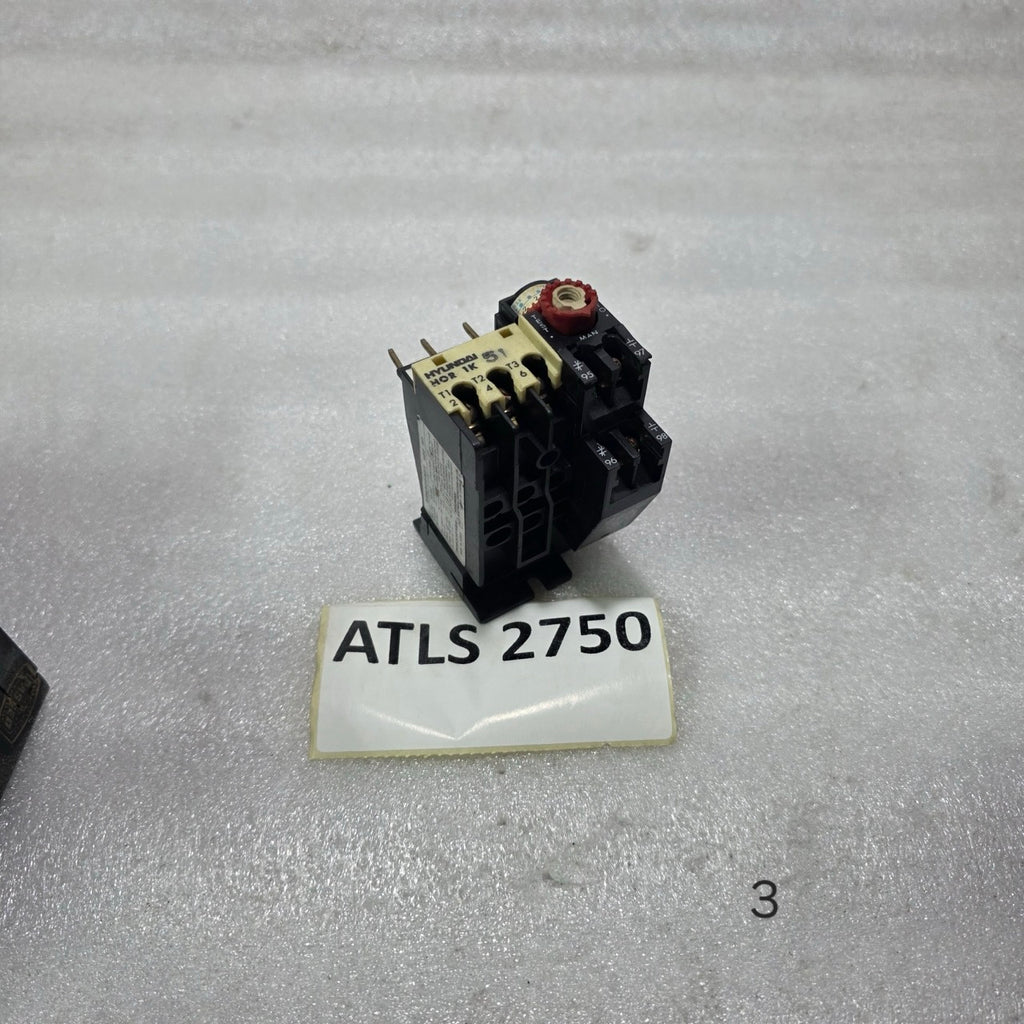 HYUNDAI HOR 1K 3 / HOR 1K3 THERMAL OVERLOAD RELAY 0.5A – 3A 1NO+1NC Up to 660V