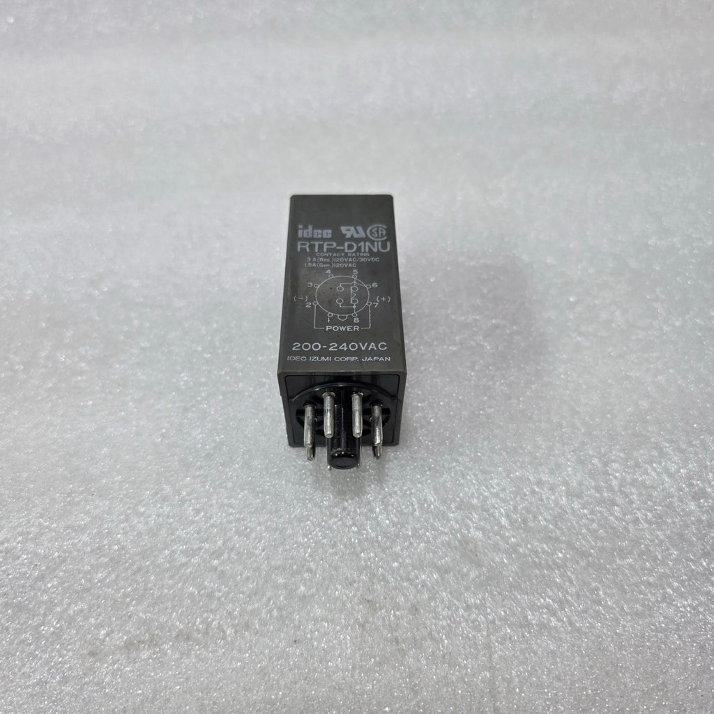 IDEC RTP-D1NU TIMER RELAY 200-240VAC 3A 0-60 SEC