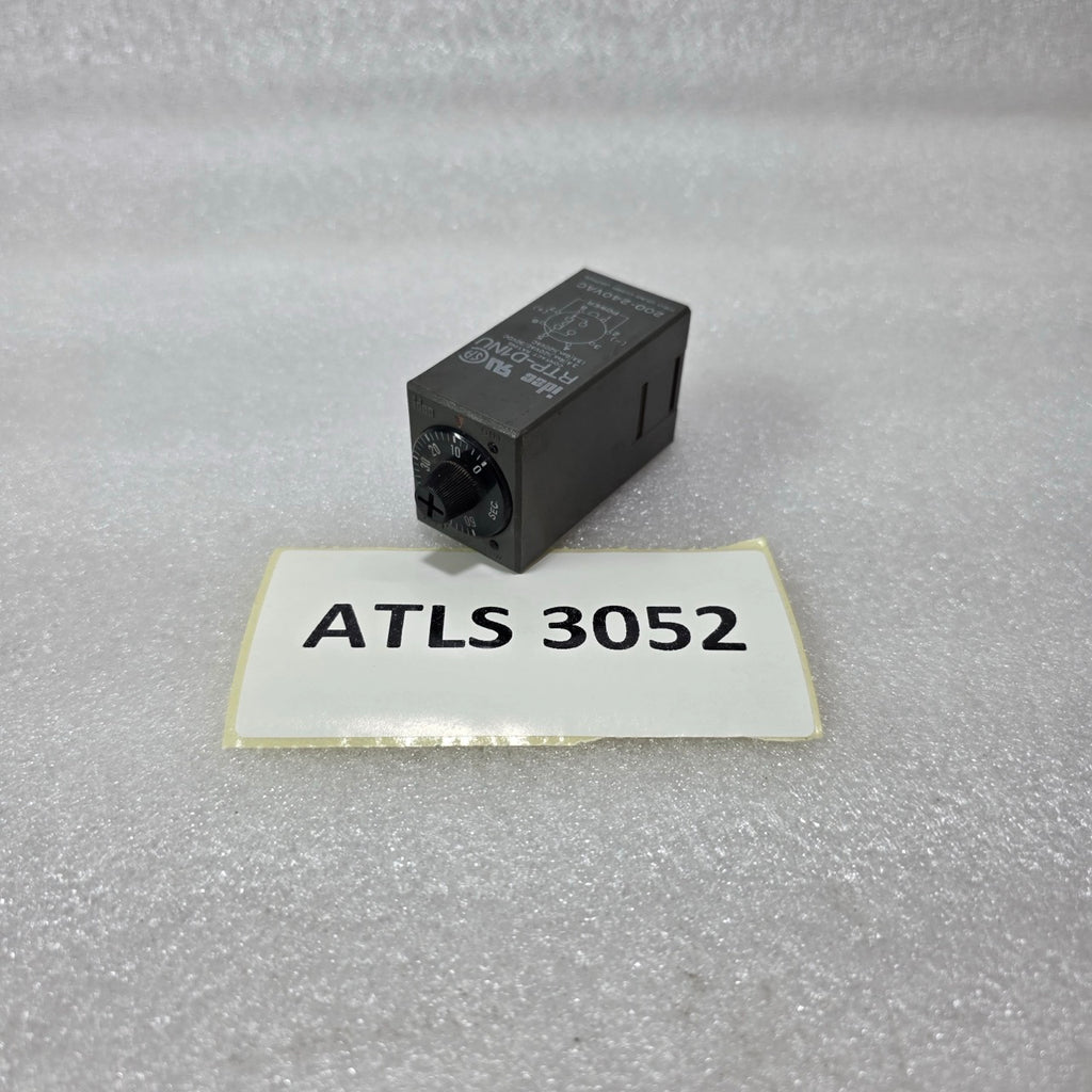IDEC RTP-D1NU TIMER RELAY 200-240VAC 3A 0-60 SEC