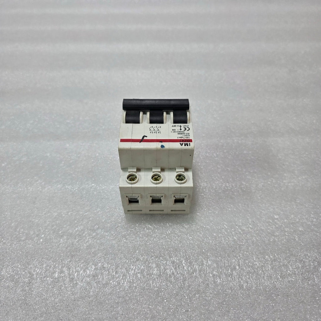 IMA DZ47 16A TYPE 2 3 POLE MINIATURE CIRCUIT BREAKER MCB 415V 7KA