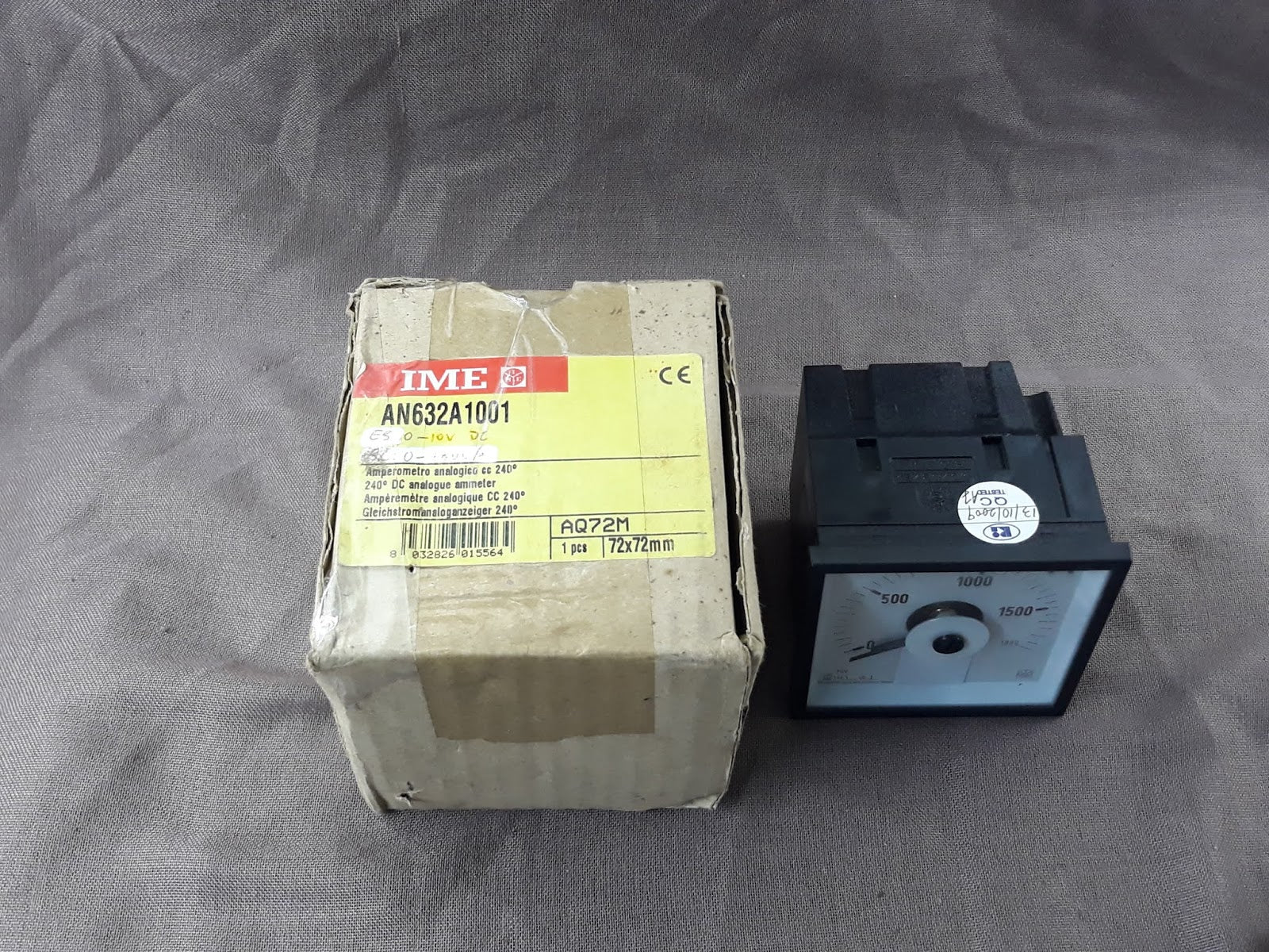 IME AQ72M Single Phase Analogue Ammeter for Direct Current AN632A1001