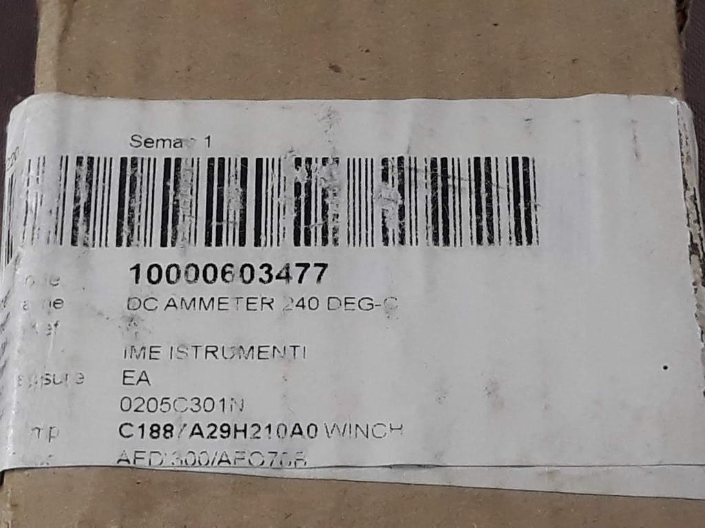 IME AQ72M Single Phase Analogue Ammeter for Direct Current AN632A1001