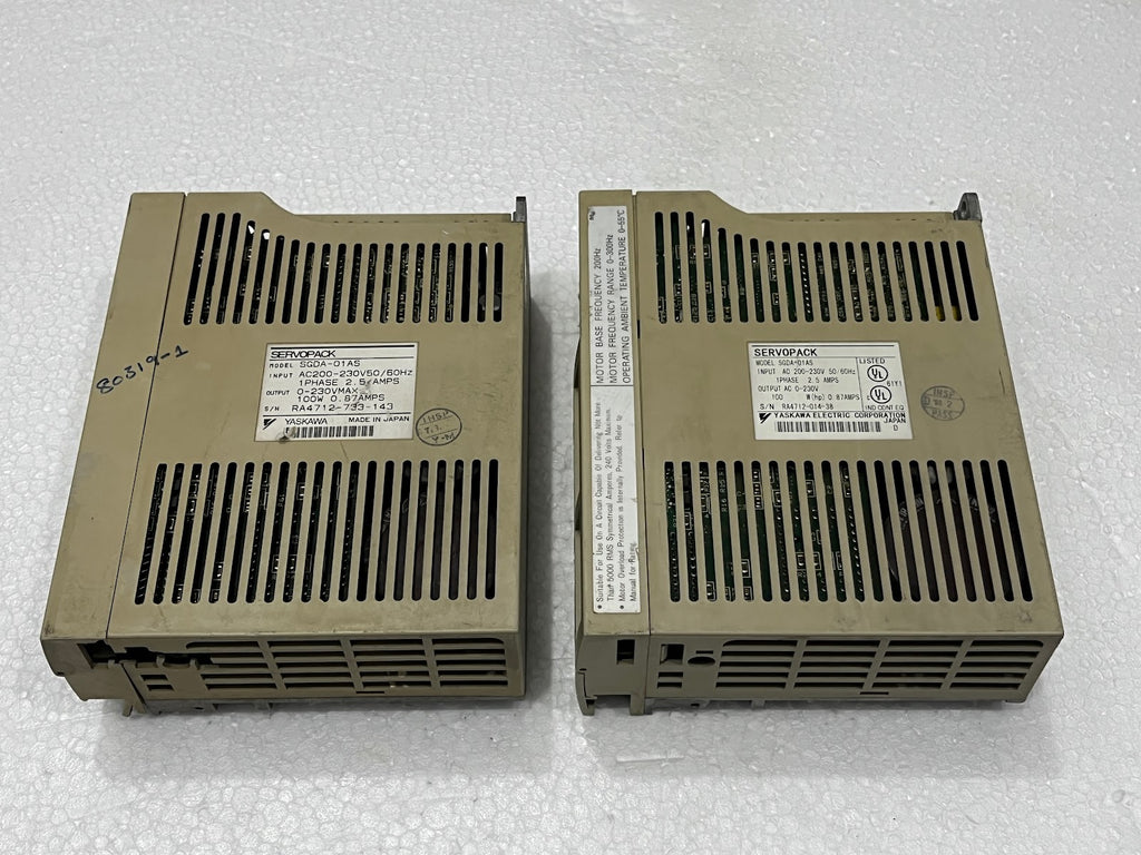 YASKAWA SGDA-01AS AC SERVOPACK SERVO DRIVE FRONT COVER BROKEN