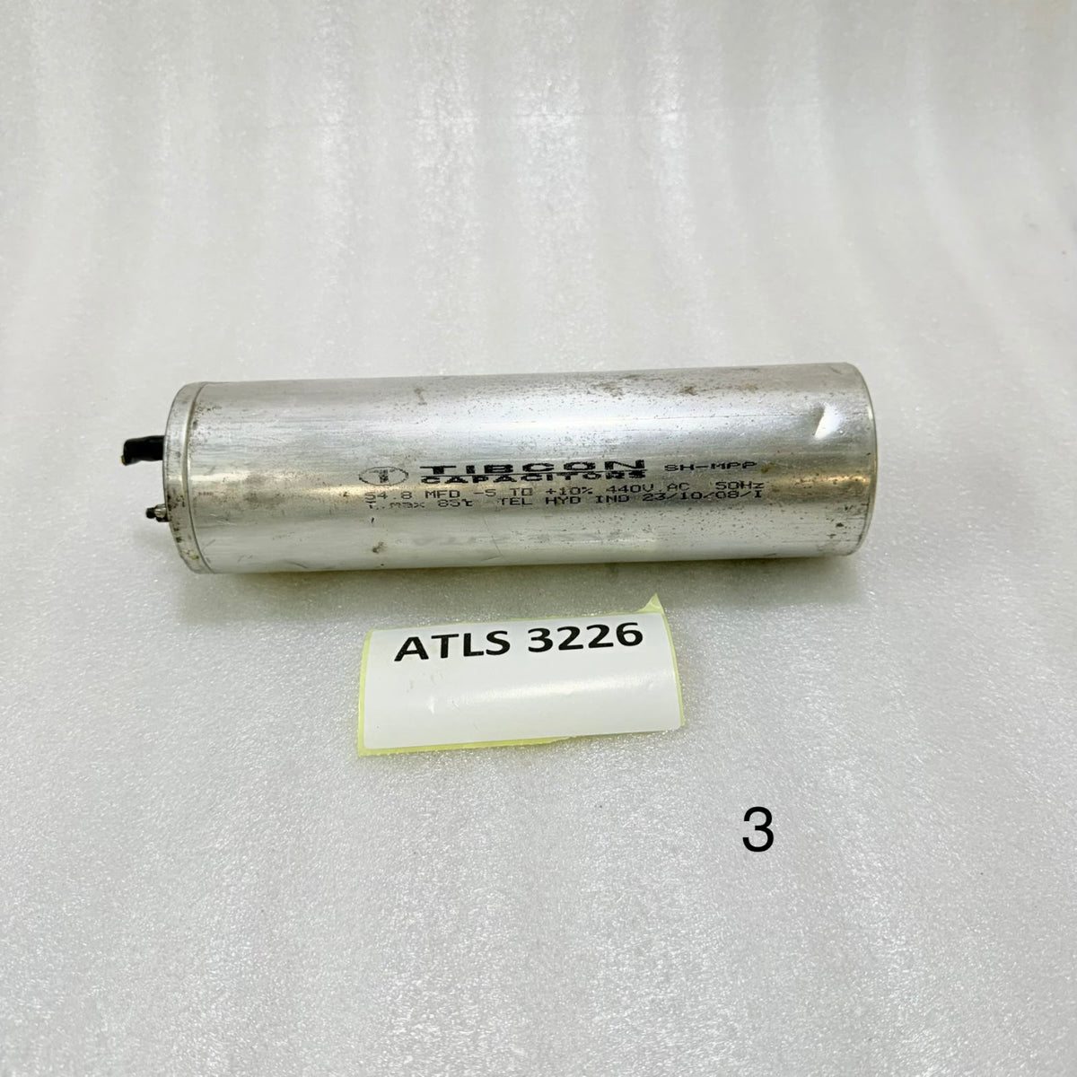Tibcon SH-MPP Capacitor 54.8 MFD 440V AC 50Hz Pre-Owned