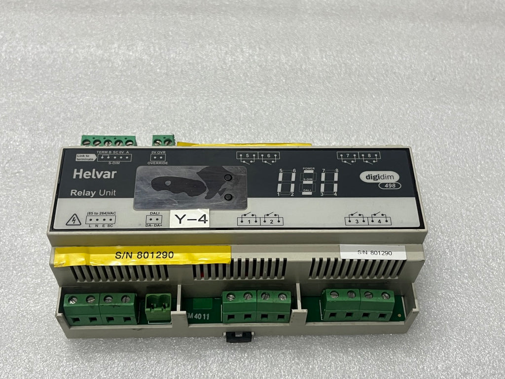 HELVAR 498 RELAY UNIT 85-264V AC V1.1 128A