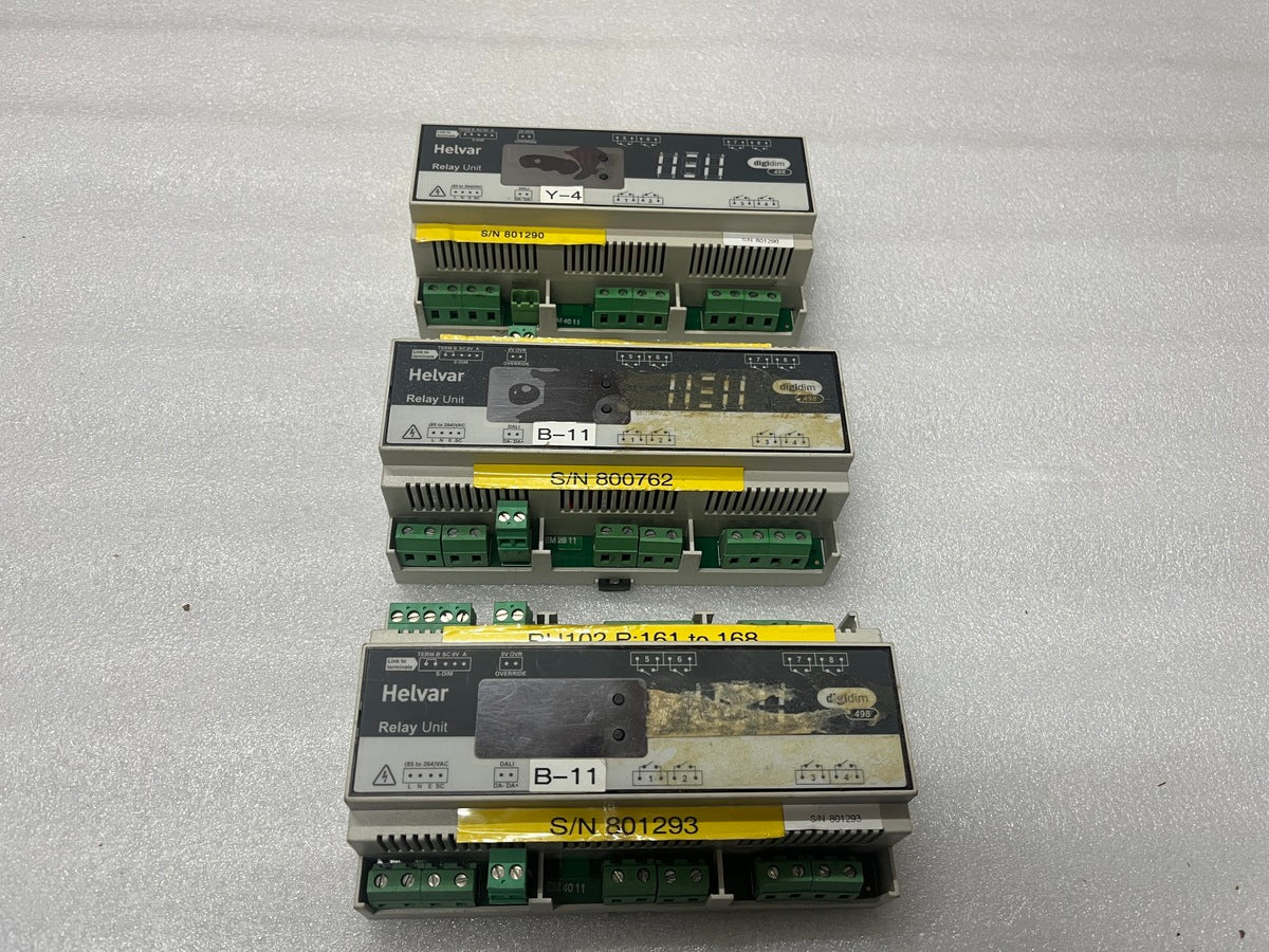 HELVAR 498 RELAY UNIT 85-264V AC V1.1 128A