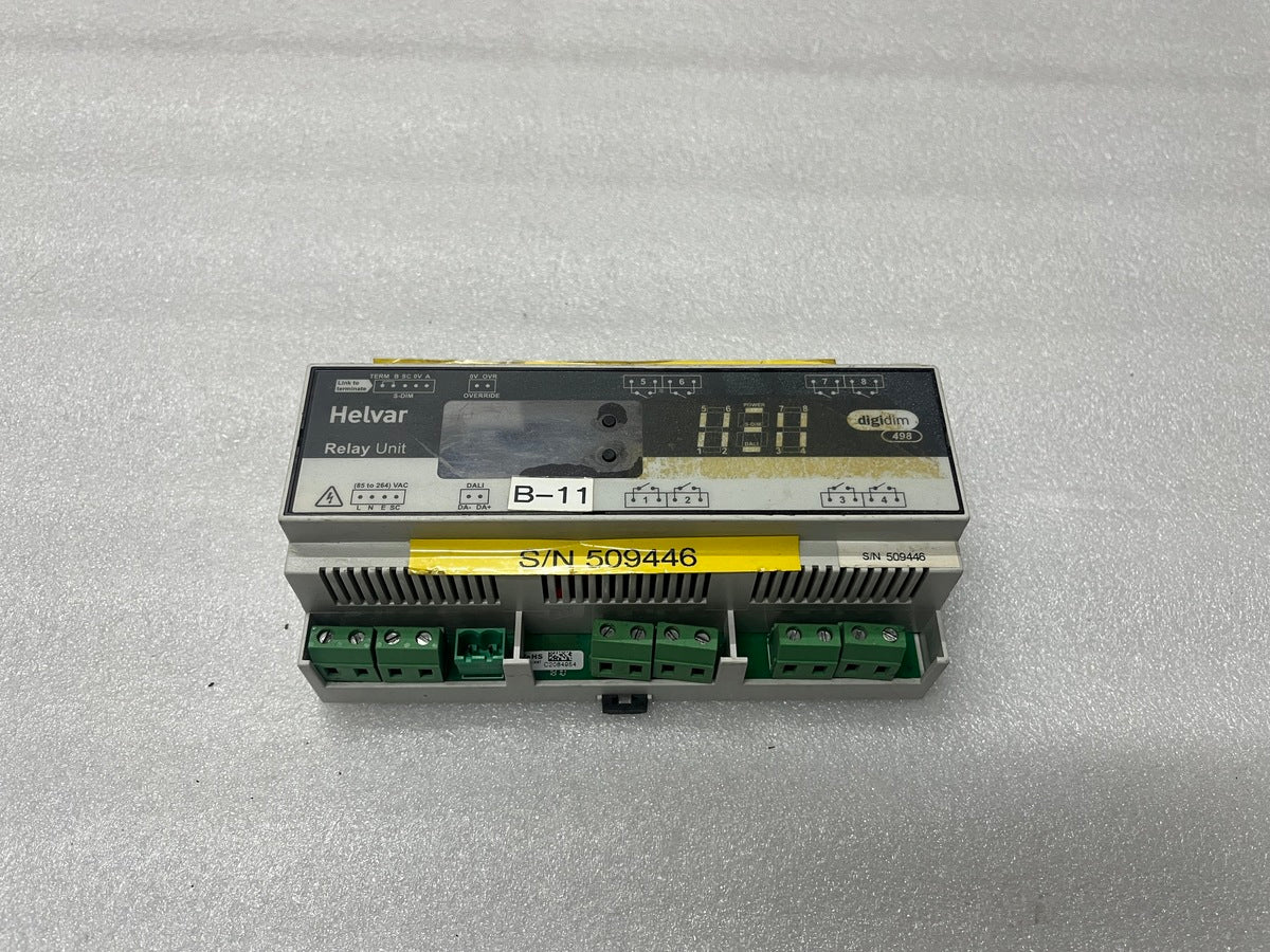 HELVAR 498 RELAY UNIT 85-264V AC V1.1 80A RMS