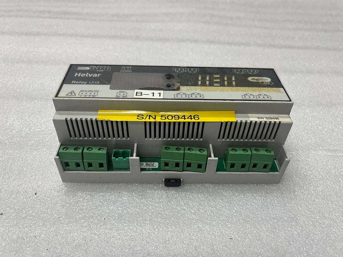 HELVAR 498 RELAY UNIT 85-264V AC V1.1 80A RMS