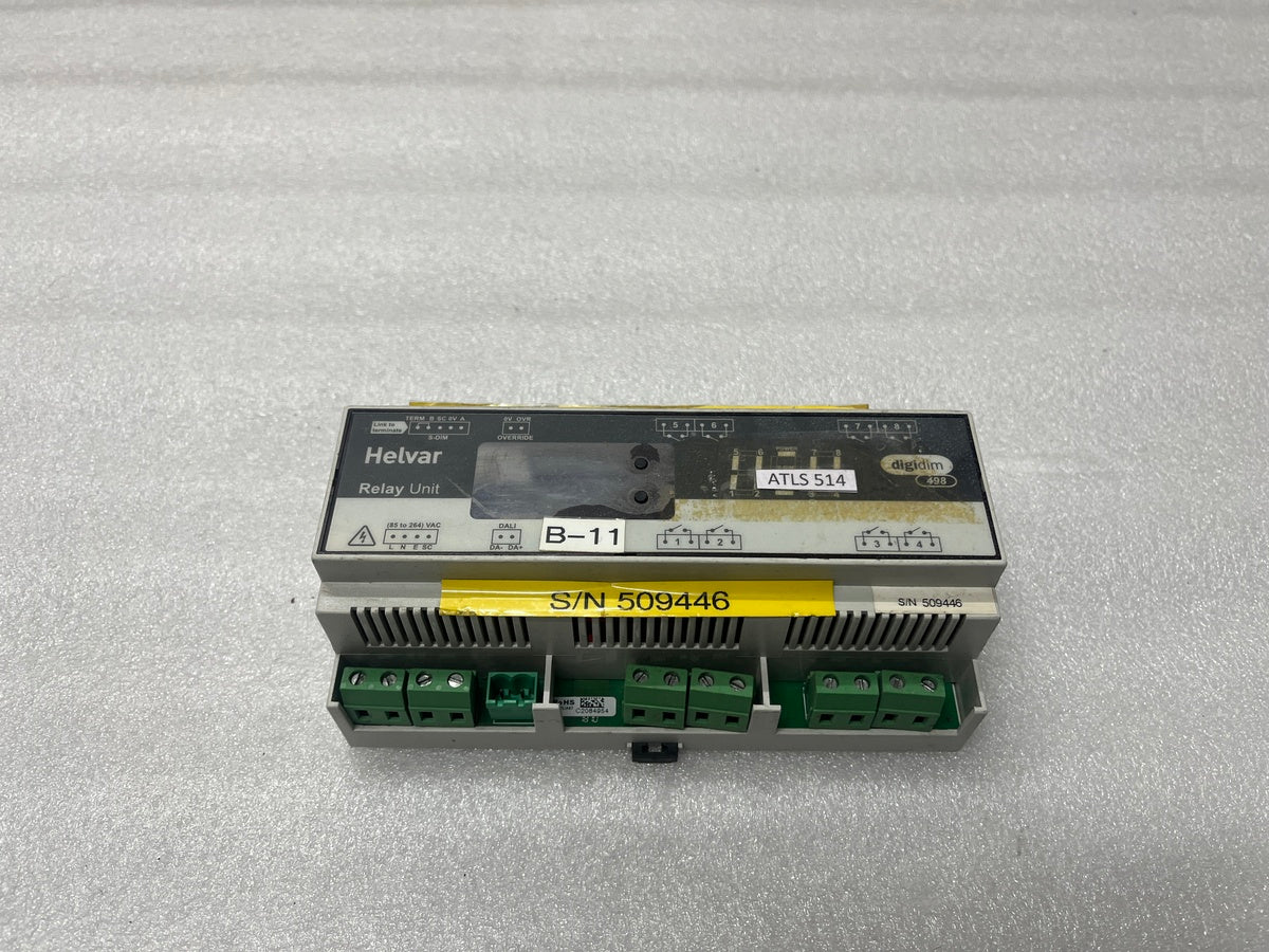 HELVAR 498 RELAY UNIT 85-264V AC V1.1 80A RMS