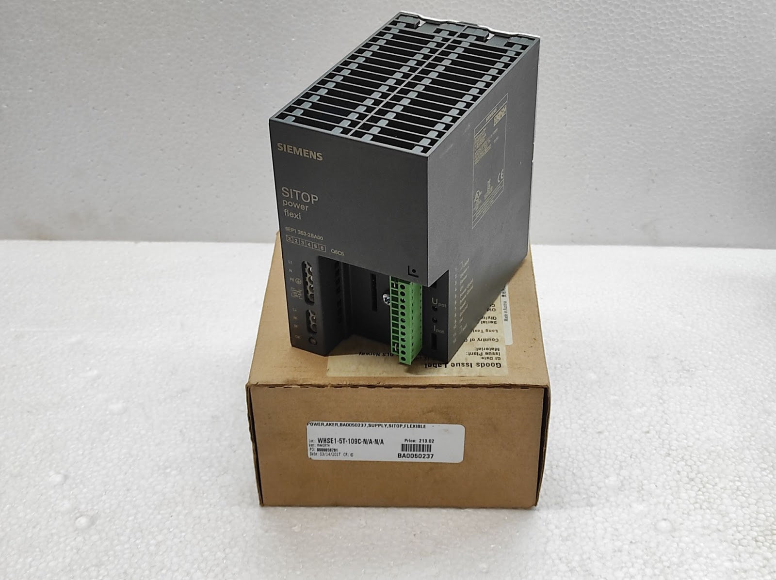 SIEMENS SITOP POWER FLEXI 6EP1 353-2BA00