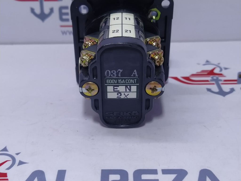 Seiko Electric EN 2X Cam Switch 600V 15A CONT