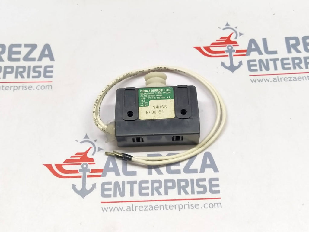 ASTRALUX 1471648 CRAIG & DERRICOTT S/B/SS - B/08 81 LIMIT SWITCH