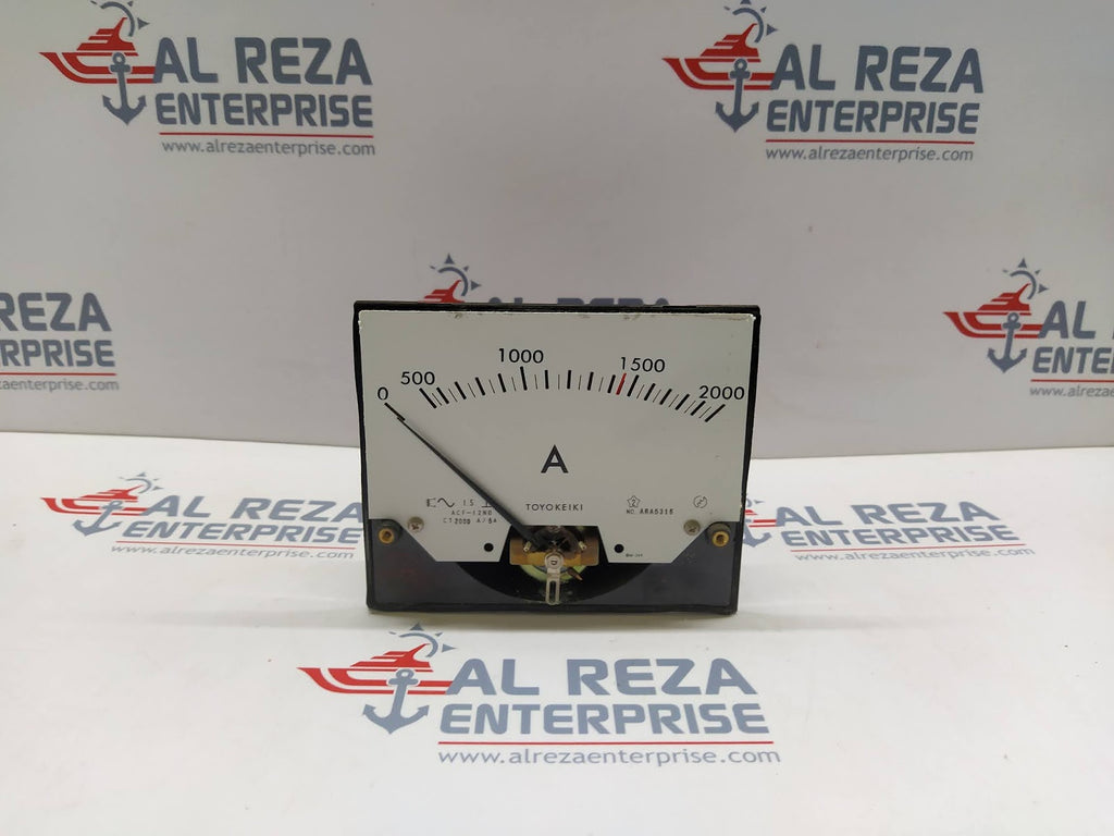 TOYO KEIKI ACF-12NB AMMETER CT 2000A/5A