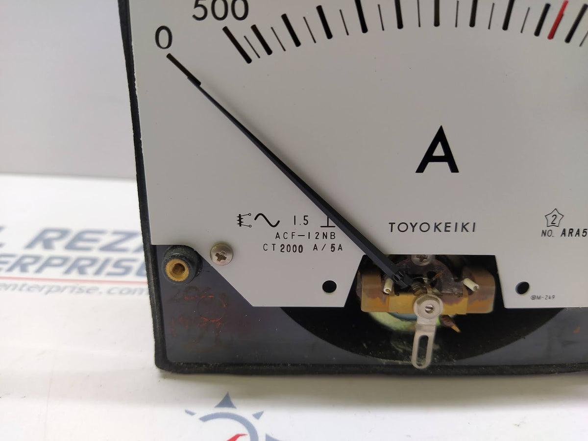 TOYO KEIKI ACF-12NB AMMETER CT 2000A/5A