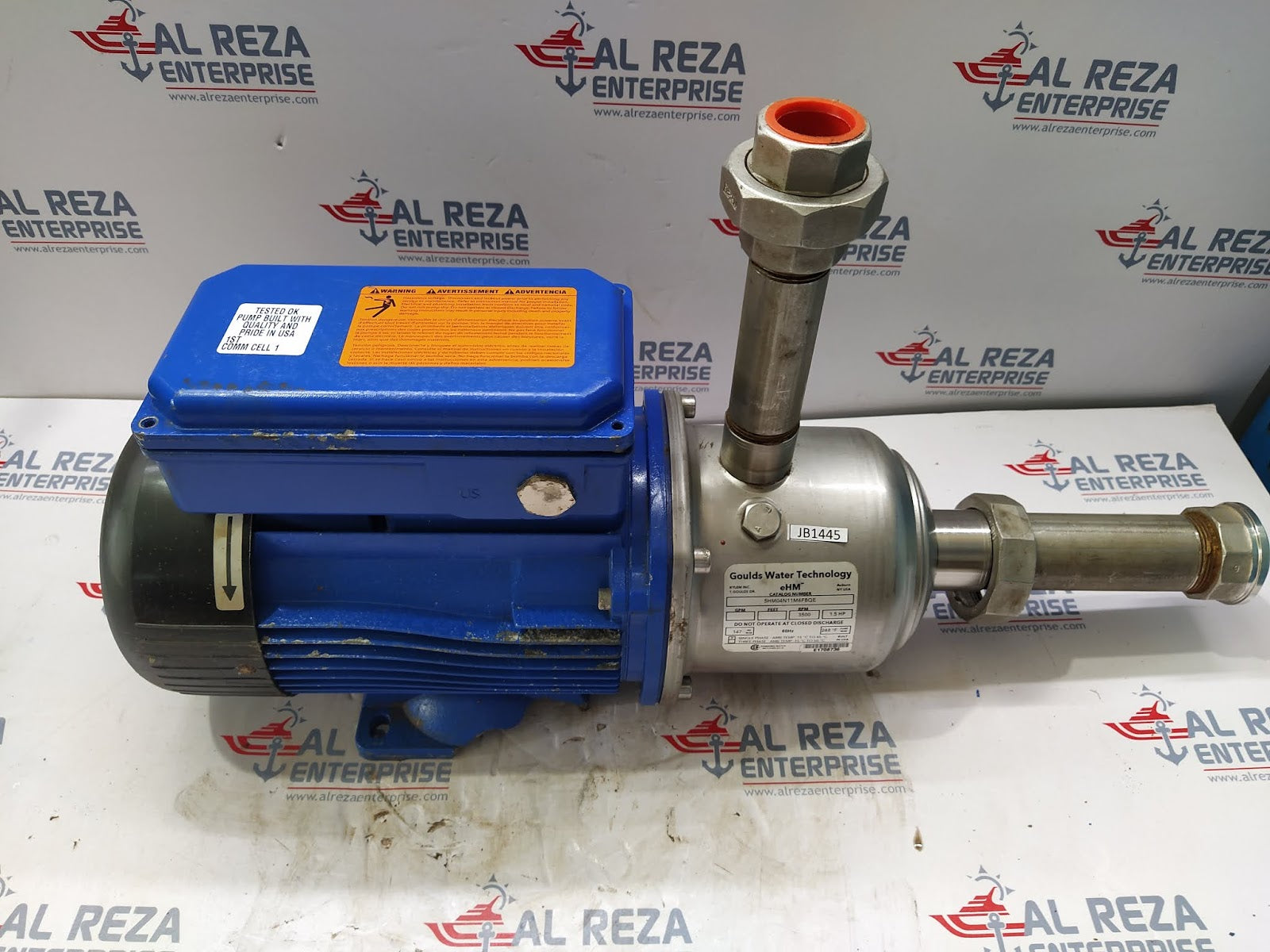 GOULDS WATER TECHNOLOGY 5HM04N11M6FBQE ELECTRIC MOTOR 1.5-HP 3500-RPM