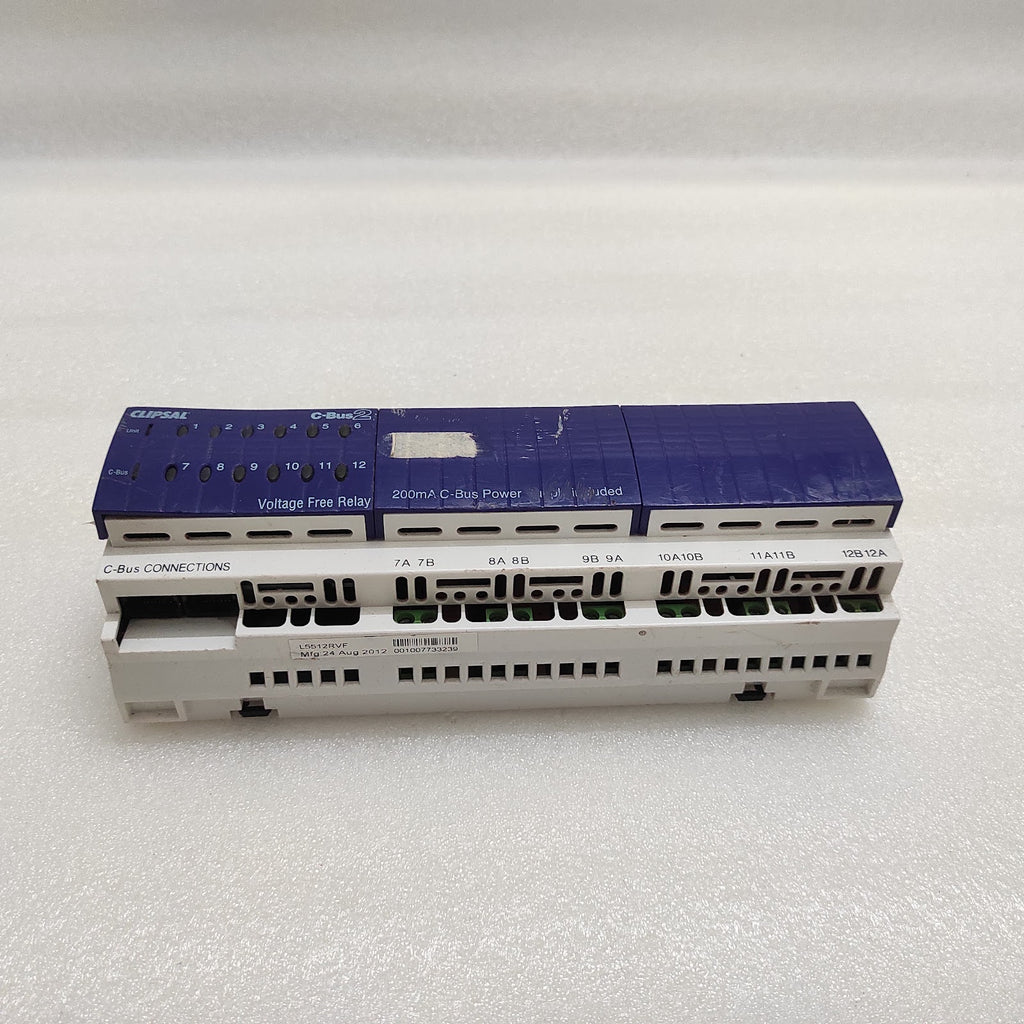 CLIPSAL C-BUS2 12-CHANNEL VOLTAGE FREE RELAY L5512RVF  220-240V FOR PARTS