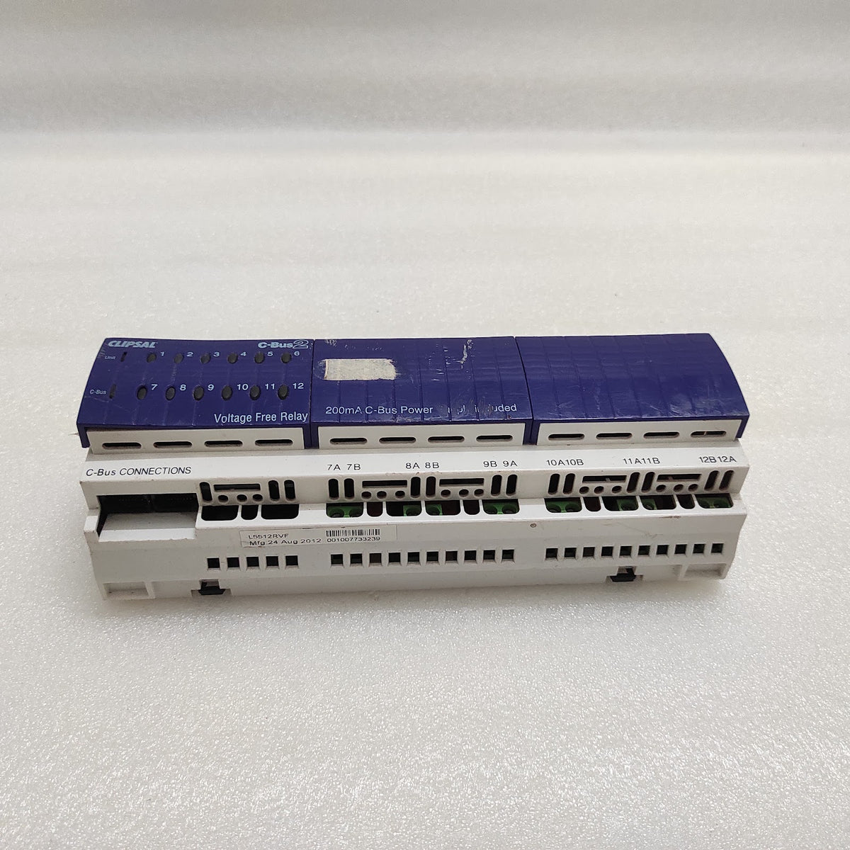 CLIPSAL C-BUS2 12-CHANNEL VOLTAGE FREE RELAY L5512RVF  220-240V FOR PARTS