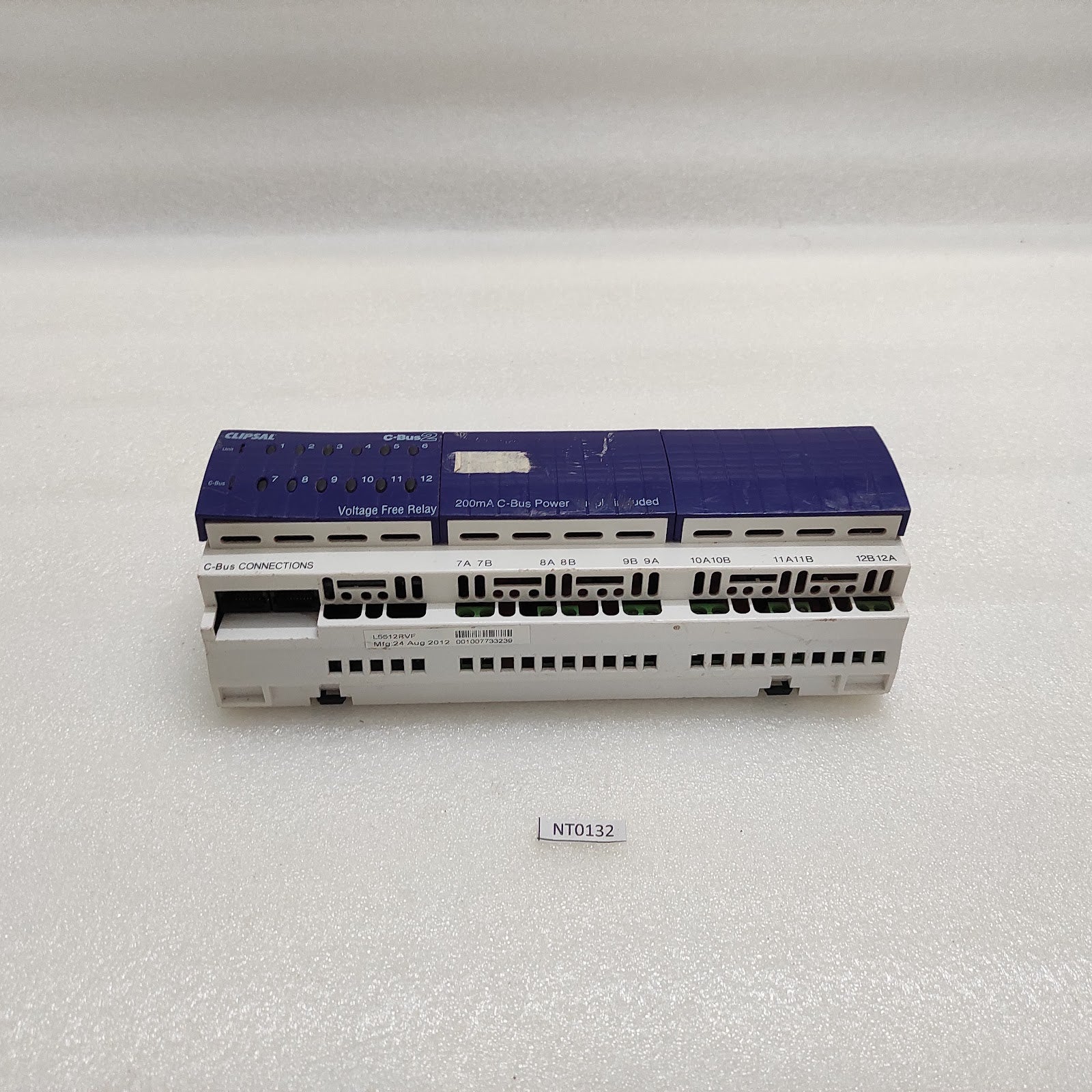 CLIPSAL C-BUS2 12-CHANNEL VOLTAGE FREE RELAY L5512RVF  220-240V FOR PARTS