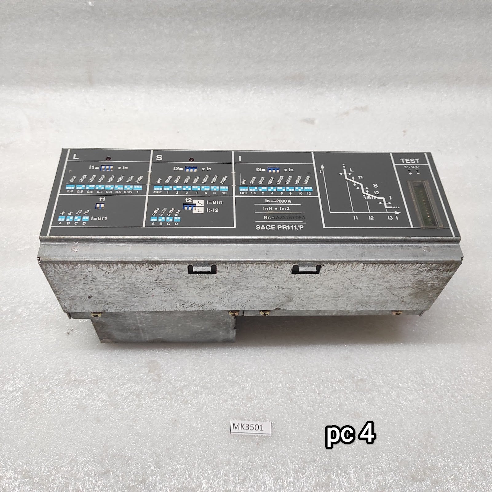 ABB SACE PR111/P LSIG TRIP UNIT 2000A